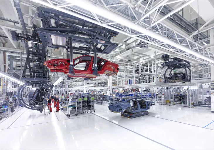 production of the Audi Q6 e-tron